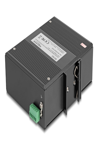 Delock Industrial Switch RJ45 for DIN Rail 1 Gbps - 80163