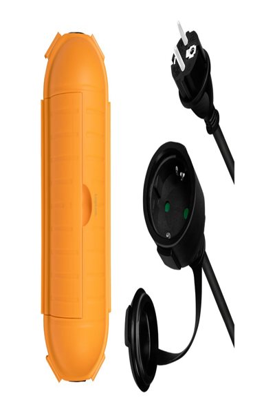 LogiLink förlängningssladd: CEE7/7 till CEE 7/3+ med skyddsbox, 3m - LPS239