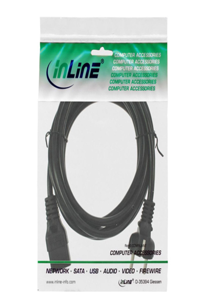 Câble d'alimentation en ligne 16 A CEE 7/7 vers C19 1 m