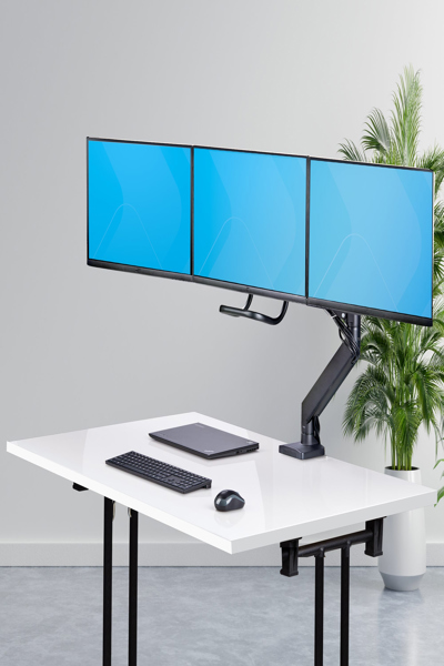 Support de bureau pour trois écrans StarTech.com Crossbar