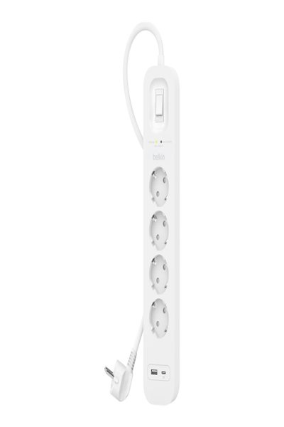 Belkin Surge Protection with USB C 4 Outlet - (Offline) UPS - 18,000 W