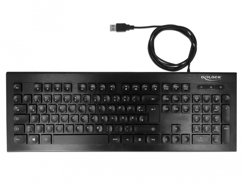 Delock USB Keyboard wired 1.5 m - 12672