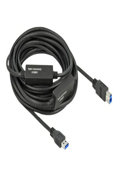 Delock 85380 - 10 m - USB A - USB B - USB 3.2 Gen 1 (3.1 Gen 1) - 5 Gbit/s - Noir