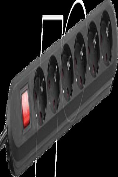 Bachmann SMART - Grenuttag - utgångskontakter: 6 (CEE 7/4) - 381.151K