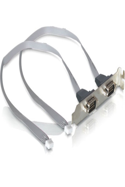 Delock Serial panel - DB-9 (M) to 10 PIN IDC (F) - 41791