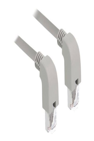 Câble patch Delock - RJ-45 (M) coudé vers le bas vers RJ-45 (M) coudé vers le bas