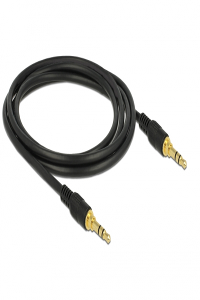 Delock Audio cable - mini-phone stereo 3.5 mm male to mini-phone stereo 3.5 mm male - 85549