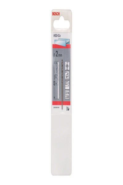 Bosch 2 608 585 840 - Drill - Spiral cutting drill bit - 2 mm - 49 mm - Steel - 2.9 cm