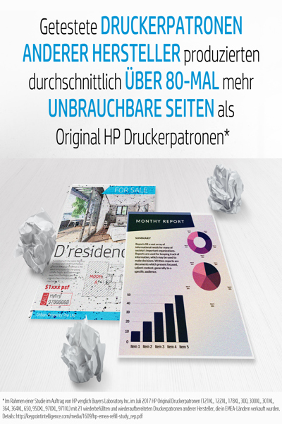 HP DeskJet 301XL Ink Cartridge: Black, 8ml Original - D8J45AE