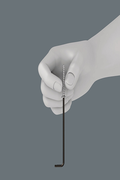 Clé Torx Wera 967 XL HF TORX, L, TX8, noire, 9 cm, 16 mm, 1 pièce(s)