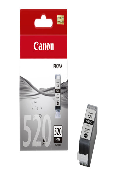 Réservoir d'encre Canon PGI-520BK - Rendement standard - Encre pigmentée - 1 pièce(s)