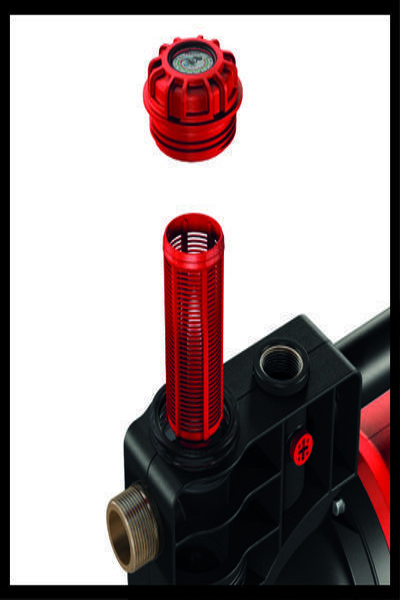 Einhell GE-GP 1246 N FS - 1200 W - AC - 5 bar - 4600 l/h - Noir - Rouge