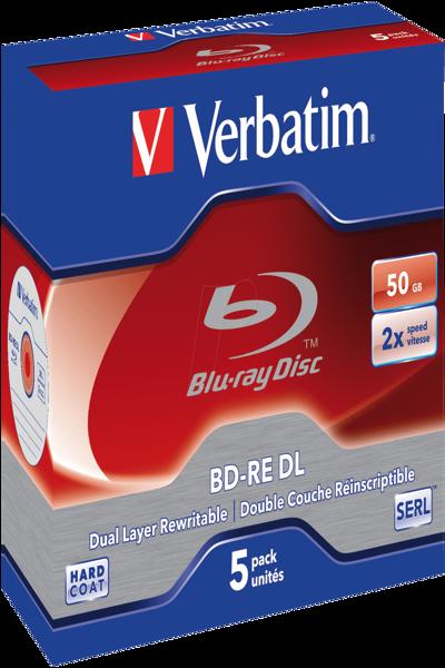 Verbatim 5 x BD-RE DL - 50 GB 2x - 43760