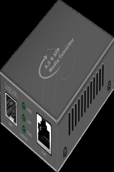 LogiLink NMC002 - Medienkonverter 2.5 Gigabit Ethernet RJ45 SFP - Converter - Ethernet - NMC002