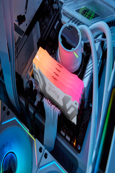 KINGSTON 8800MT/S CL42 CUDIMM KIT OF 2 FURY RENEGADE RGB 48 GB DDR5 - KF588CU42RWAK2-48