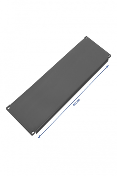 Plaque aveugle Delock - noire - 4U