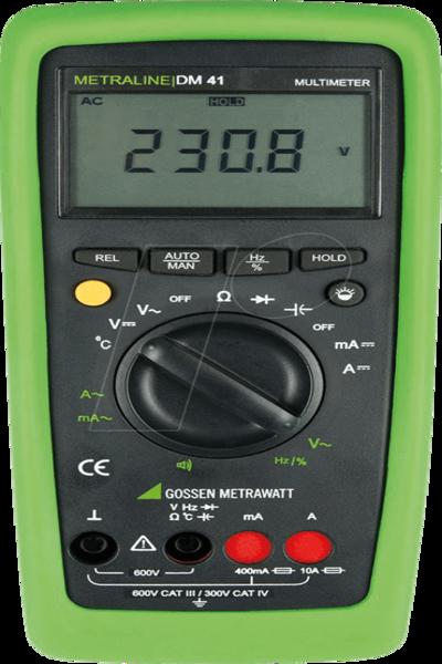 Multimètre numérique GMC Instruments METRALINE DM 41