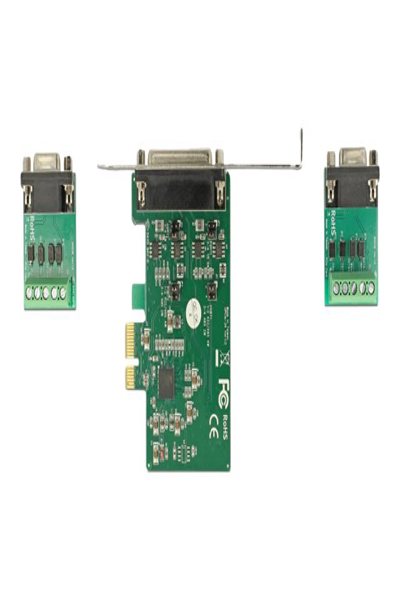 Delock PCI Express Card > 2 x Serial RS-422/485 - 65841