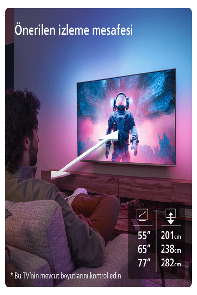 Philips 77OLED909/12 4K UHD TV, AL3, OLED, 120/100Hz, Google TV - 77OLED909