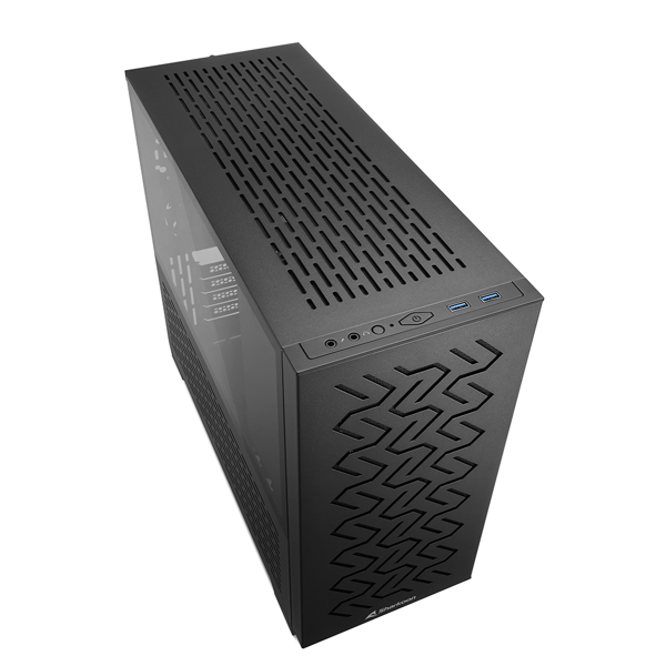 Sharkoon MS-Z1000 - microATX - sidopanel med fönster - 4044951035090