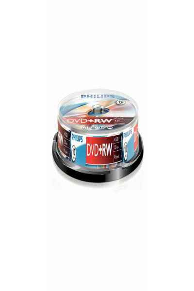 Philips 10 x DVD+RW - 4.7 GB 1x - DW4S4B10F/10