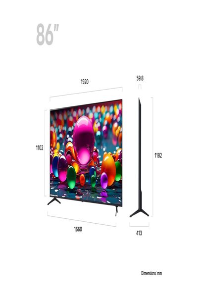 LG 86UA75006LA 86" 4K LED SMART TV - 86UA75006LA.AEUQ
