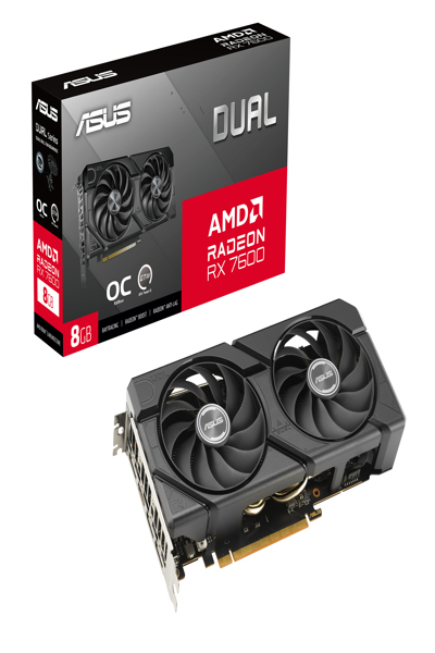 ASUS Dual Radeon RX 7600 EVO 8GB - 90YV0LD0-M0NA00
