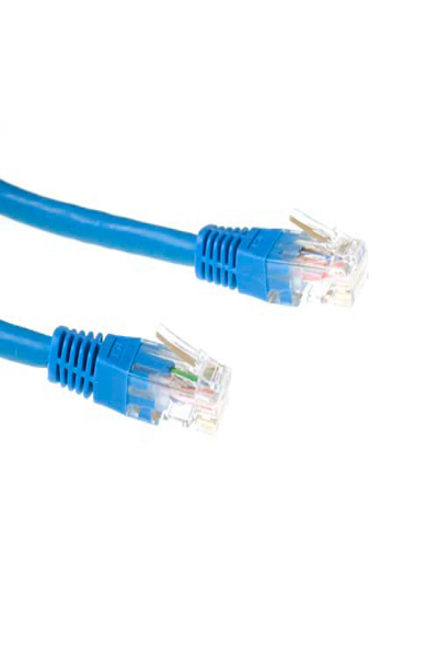 ACT Blue 3 meter LSZH U/UTP CAT6 patch cable with RJ45 connectors - 3 m - Cat6 - U/UTP (UTP) - RJ-45 - RJ-45 - Blue