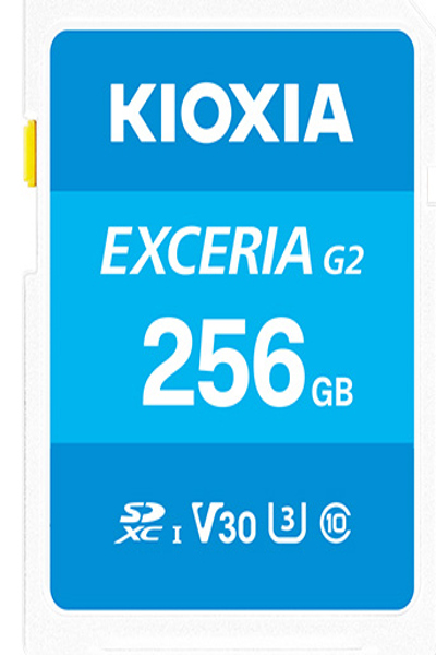 Kioxia EXCERIA G2, 256 Go, SDXC, Classe 10