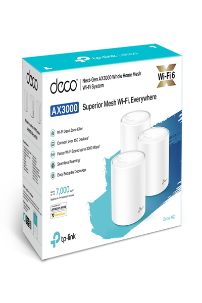 TP-LINK Deco X60 - Wi-Fi system - DECO X60(3-PACK)