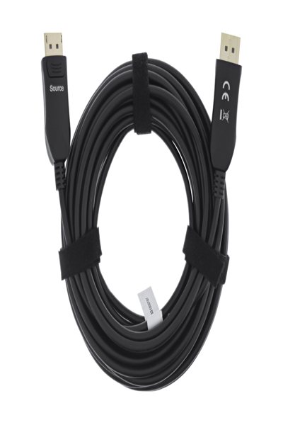 Câble DisplayPort 1.4 AOC en ligne - 8K4K - noir - 40 m