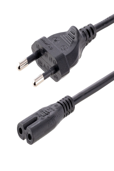StarTech.com 2m nätsladd för bärbar dator EU-kontakt till C7 - 752E-2M-POWER-LEAD
