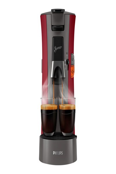 Philips Senseo CSA230/90 - Pod coffee machine - 0.9 L - Coffee pod - Grey - Red - CSA230/90