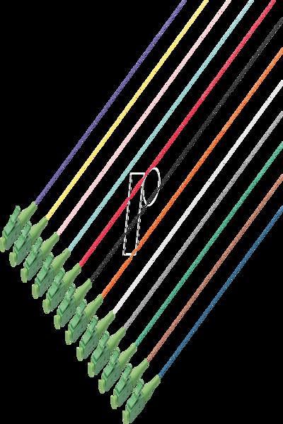 DIGITUS colored pigtails, LC/APC OS2 09/125 Ã‚Âµ, Simplex - DK-29332-02/APC