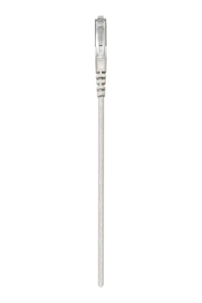Câble réseau Intellinet - Cat6 - 1,5 m - Gris - CCA - U/UTP - PVC - RJ45 - Contacts plaqués or - Sans accroc - Gainé - Garantie à vie - Sachet plastique - 1,5 m - Cat6 - U/UTP (UTP) - RJ-45 - RJ-45