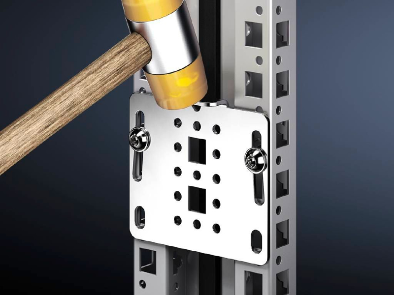 Rittal interlocking quick coupling in one piece, galvanized sheet steel PK= 6 pcs - 8617506