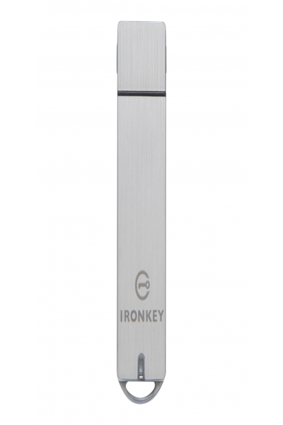 Kingston IronKey 8GB Basic S1000 Encrypted USB 3.0 FIPS 140-2 Level 3 - 8 GB - USB Type-A - 3.2 Gen 1 (3.1 Gen 1) - 180 MB/s - Cap - Silver - IKS1000B/8GB