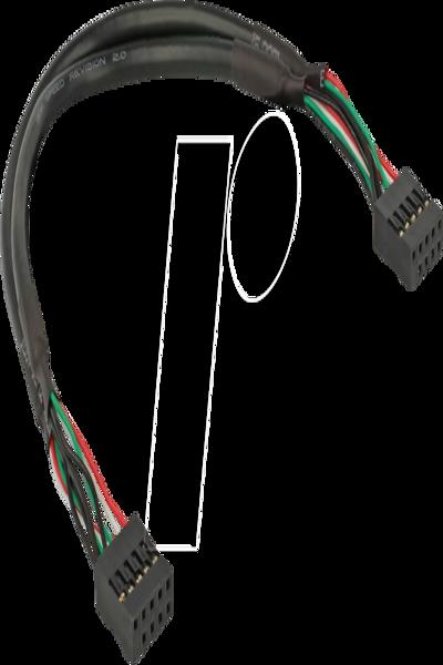 Delock USB cable - 10 pin USB header (F) to 10 pin USB header (F) - 82029
