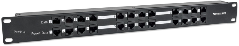 12 Port PoE Patch Panel, 24 Port Patch Panel - 720342
