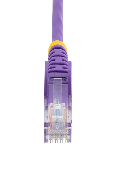 StarTech.com 10m lila Cat5e snagless ethernetkabel - 45PAT10MPL