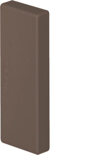 Hager LFF2003568014 End Piece for LF/LFF 20x33mm, Brown