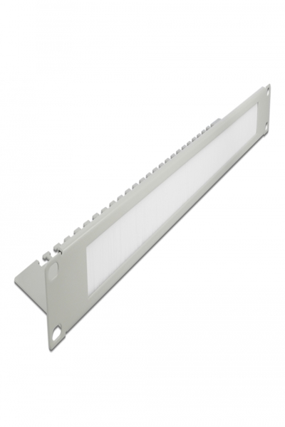 Delock Kabelhanteringsborste med kabelstödplatta - 66538