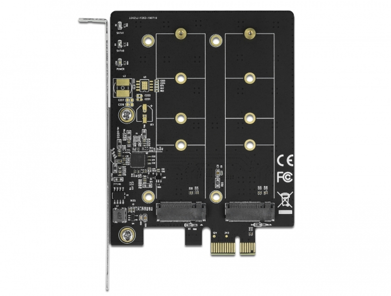 Delock storage controller - M.2 - M.2 low profile card - PCIe 3.0 (90432) - 90432