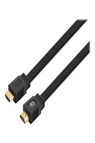 Câble HDMI plat Manhattan avec Ethernet 5 m 4K à 60 Hz