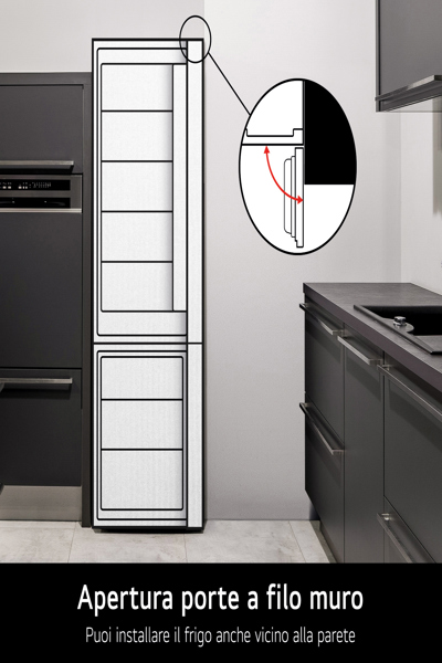 LG GBV3100DPY Kuehl-/Gefrierkombination LINEARCooling DoorCooling+ Total