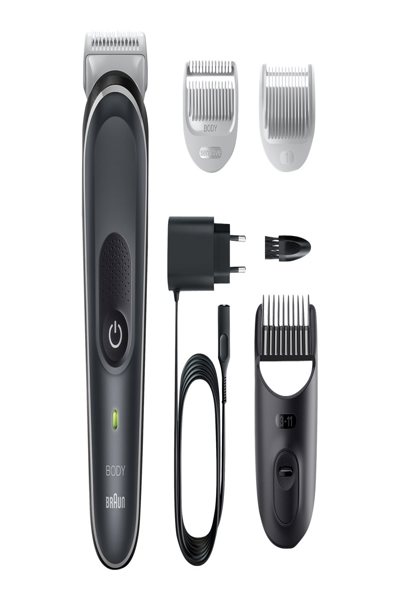 Braun BodyGroomer 5 BG5350 Tondeuse pour le corps SkinShield Noir/Argent