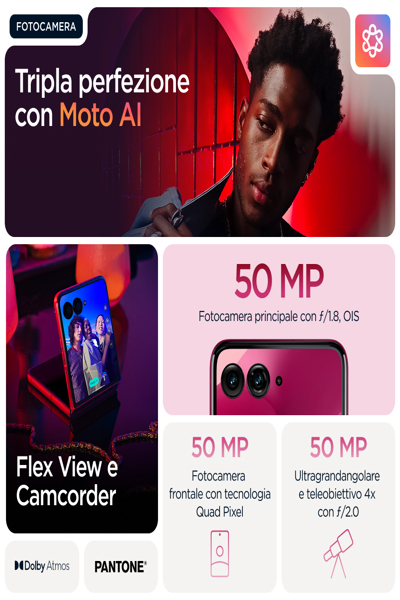 Motorola Solutions Motorola razr 60 Ultra 16/512GB Cabaret pink - PB8R0061PL