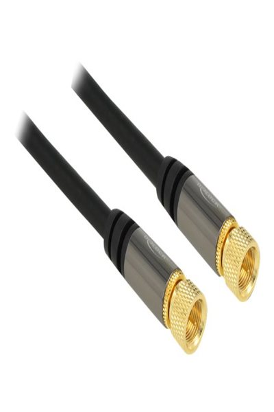 Câble RF Delock - connecteur F mâle vers connecteur F mâle