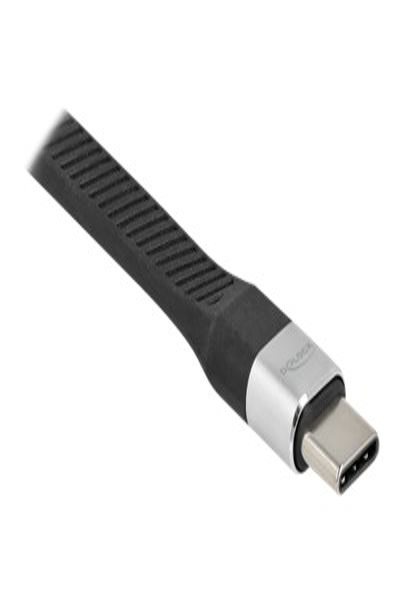 Delock Audio adapter - 24 pin USB-C (M) to 4-pole mini jack (F) - 86942