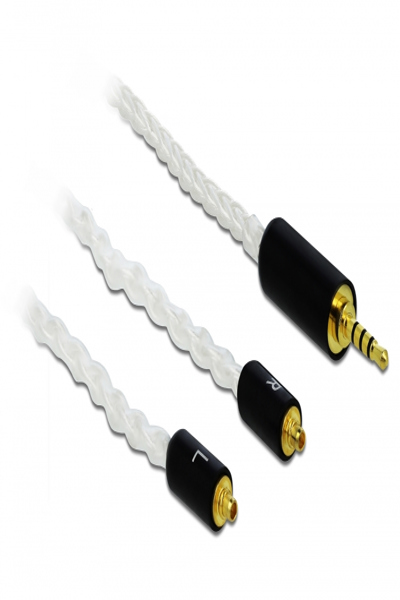 Câble de casque Delock - mini-jack mâle 4 pôles vers MMCX mâle